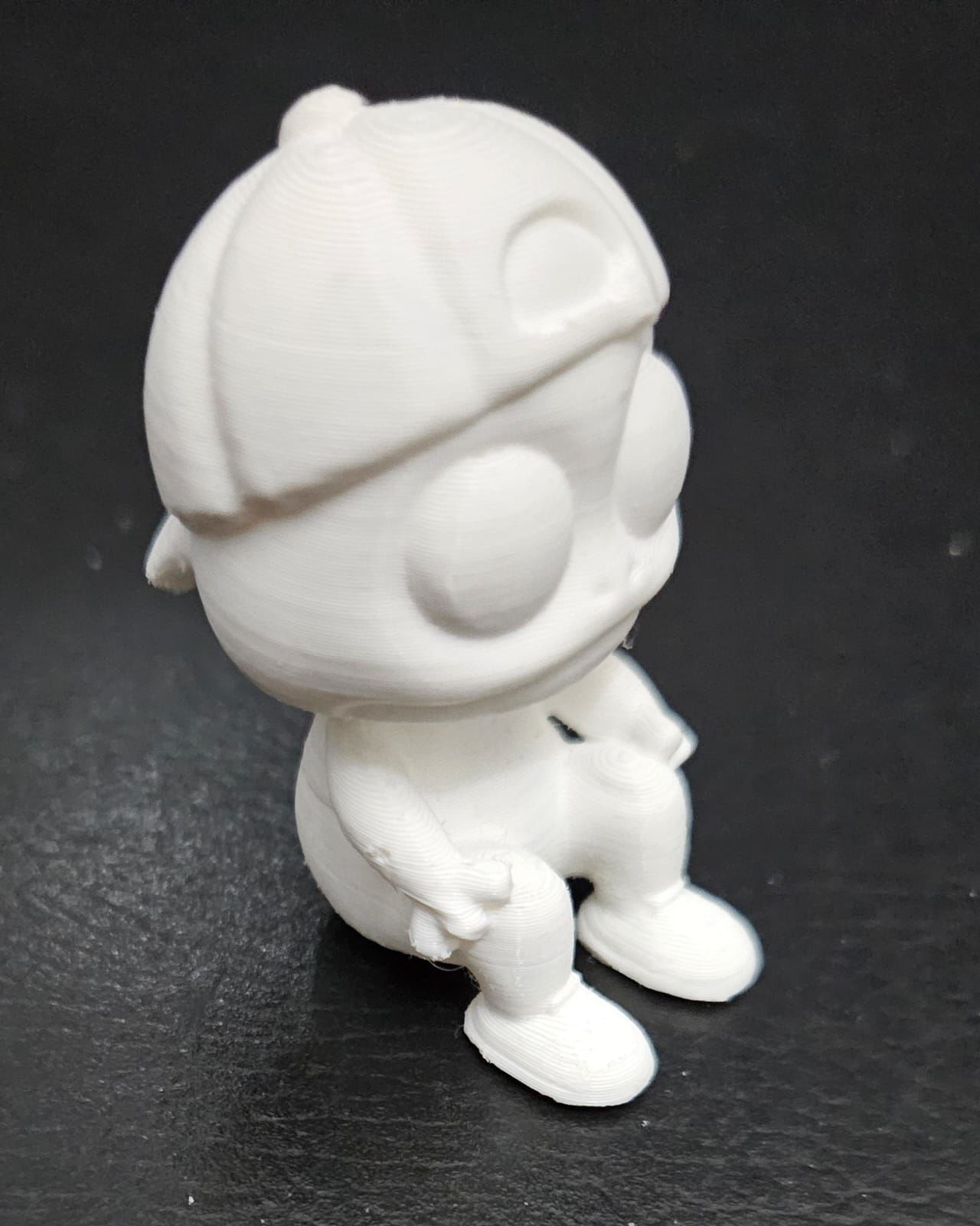 Frog with a Cap 3D print model_8