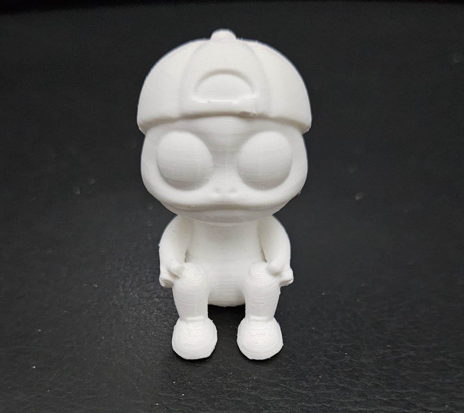 Frog with a Cap 3D print model_10