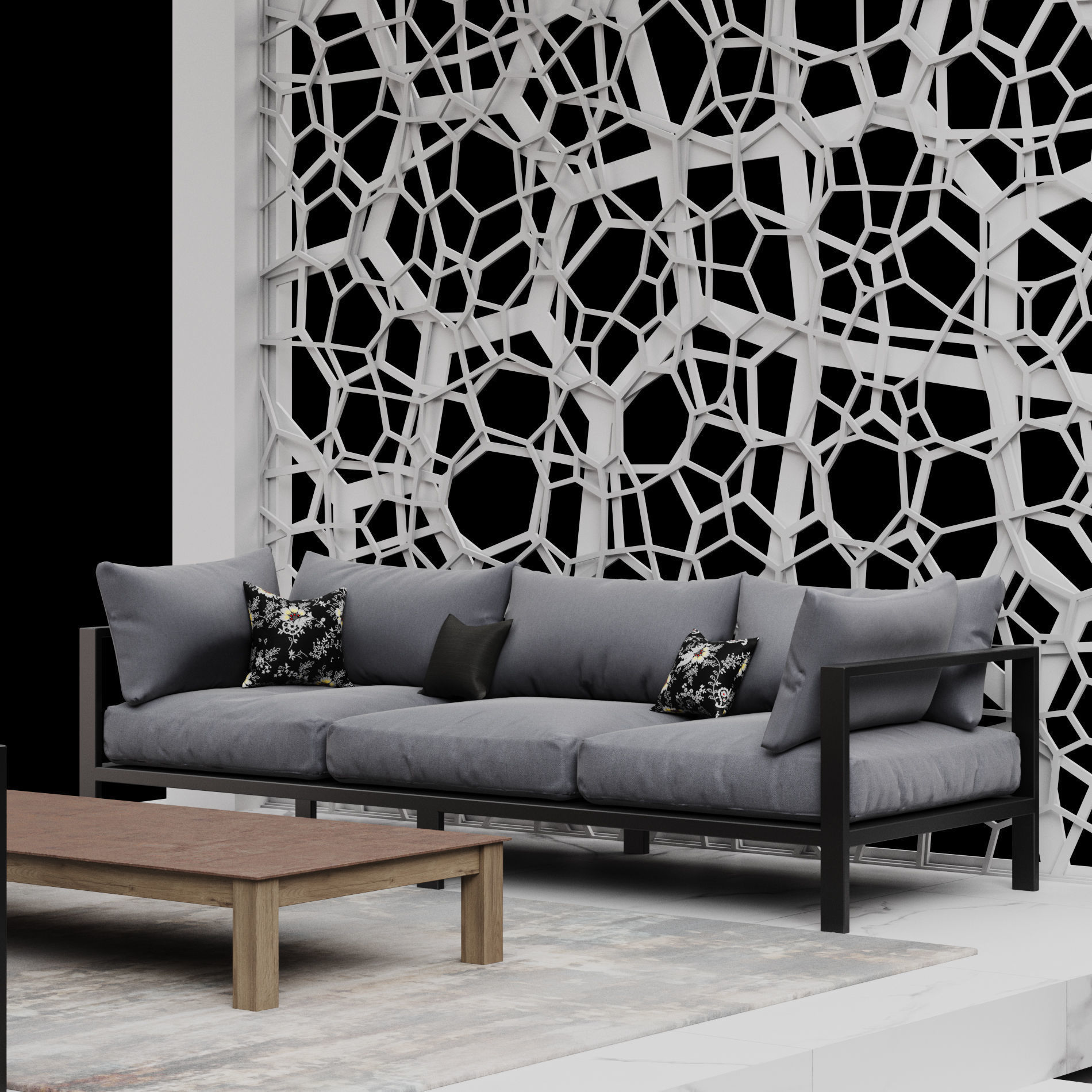 Pergola 3 3D model_13