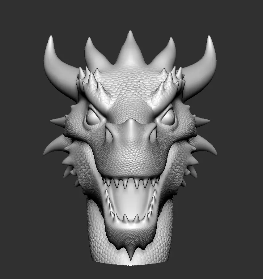 Dragon Head 3D print model