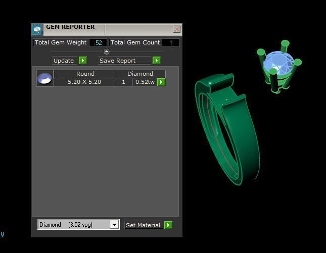 Solitair ring for daimond 3D print model_23
