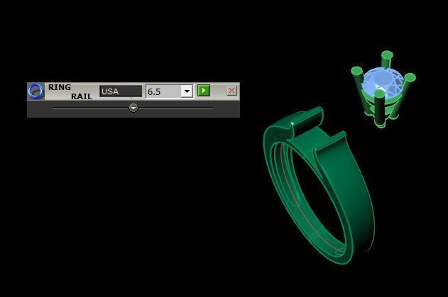 Solitair ring for daimond 3D print model_27