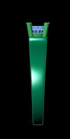 Solitair ring for daimond 3D print model_18