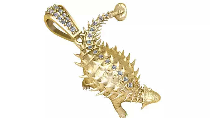 HEDGHOG PENDANT 3D PRINTABLE MODEL