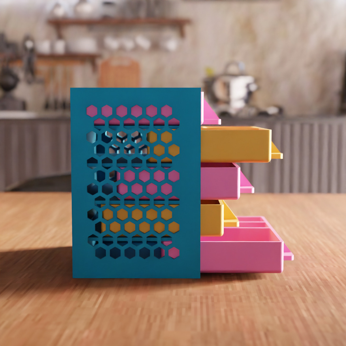 Drawer and 5 Tool Box STL File - 169 3D print model_2