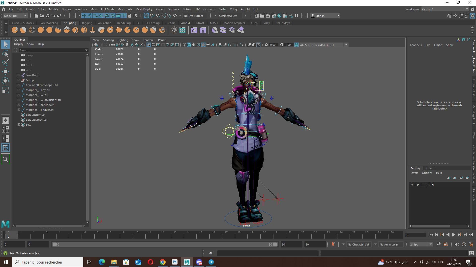 ChromaCrash Ekko - League of Legends Low-poly 3D model_12
