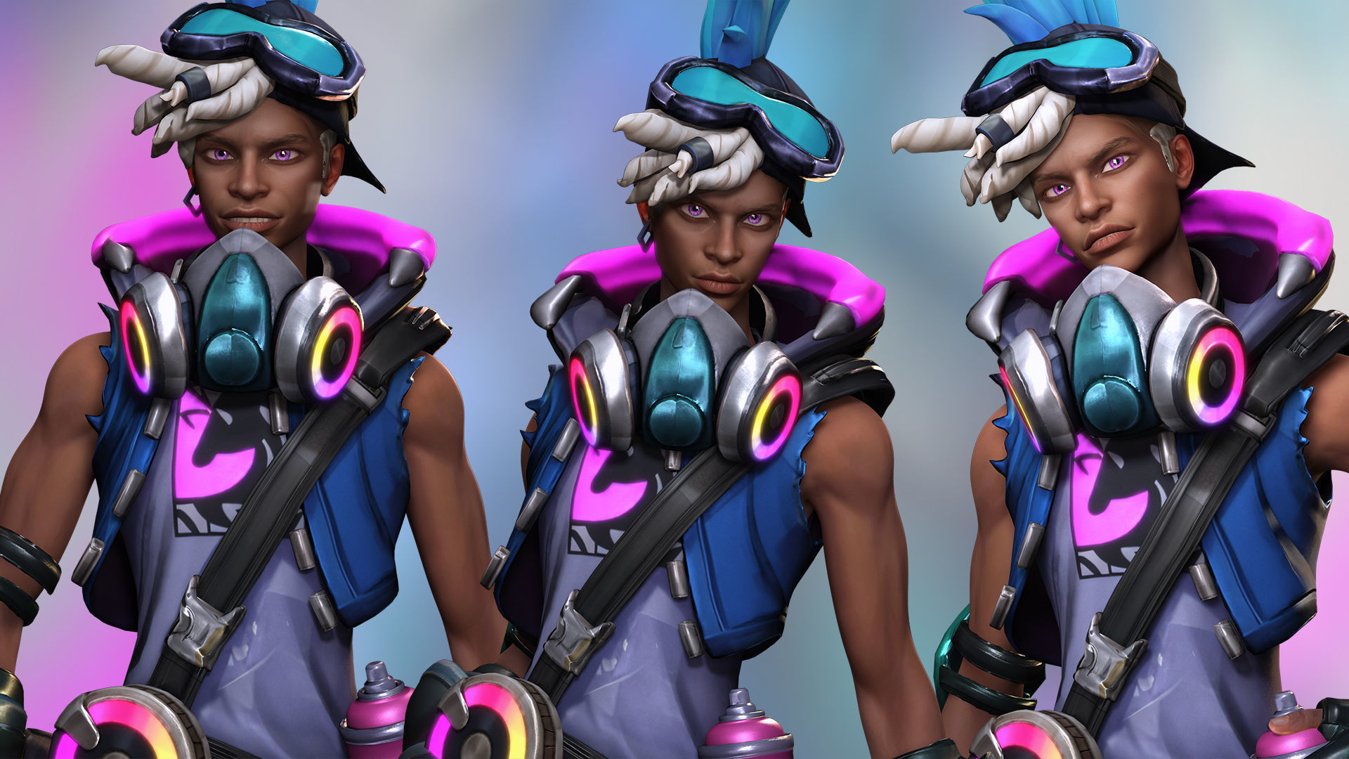 ChromaCrash Ekko - League of Legends Low-poly 3D model_6