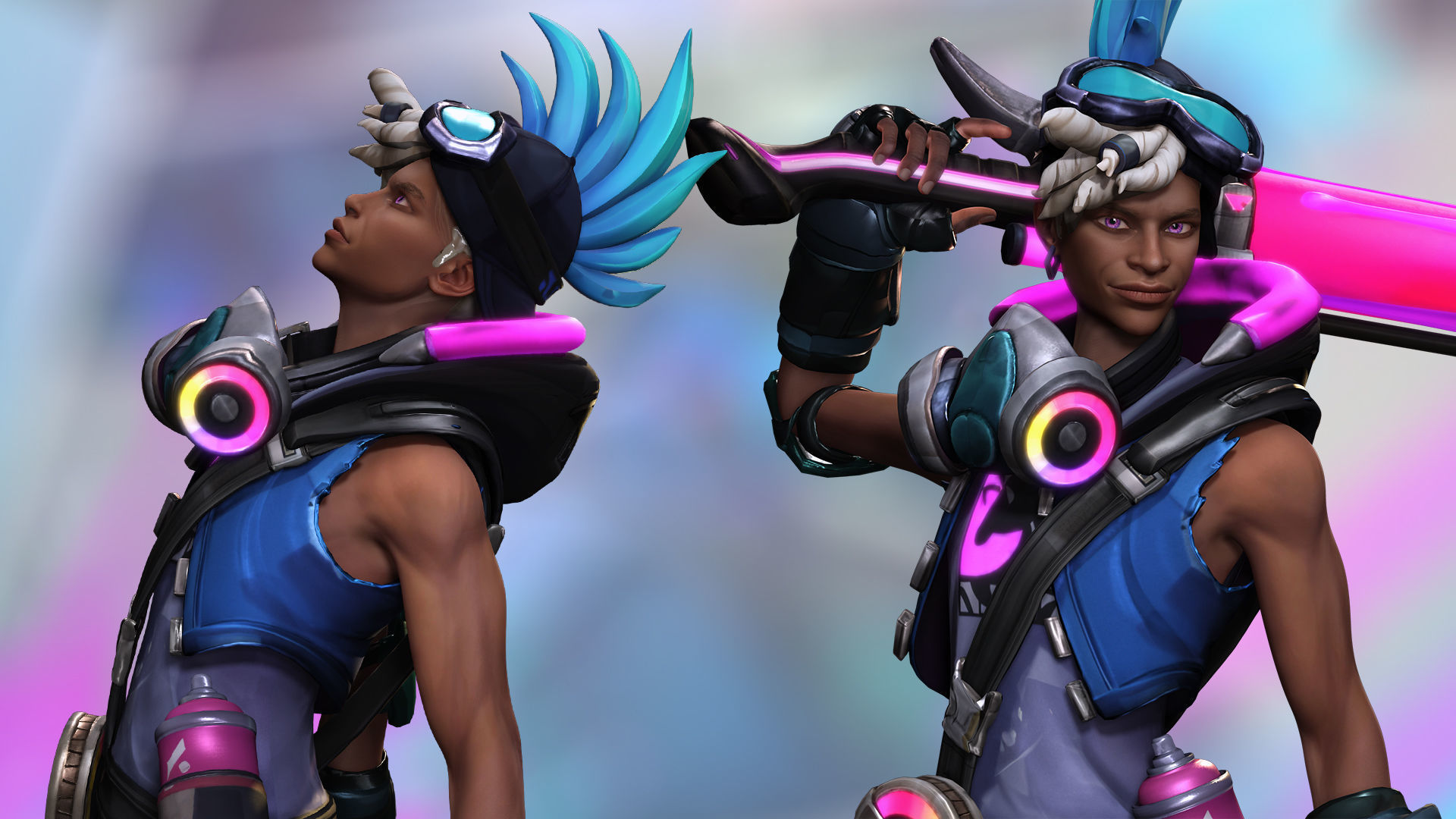 ChromaCrash Ekko - League of Legends Low-poly 3D model_5