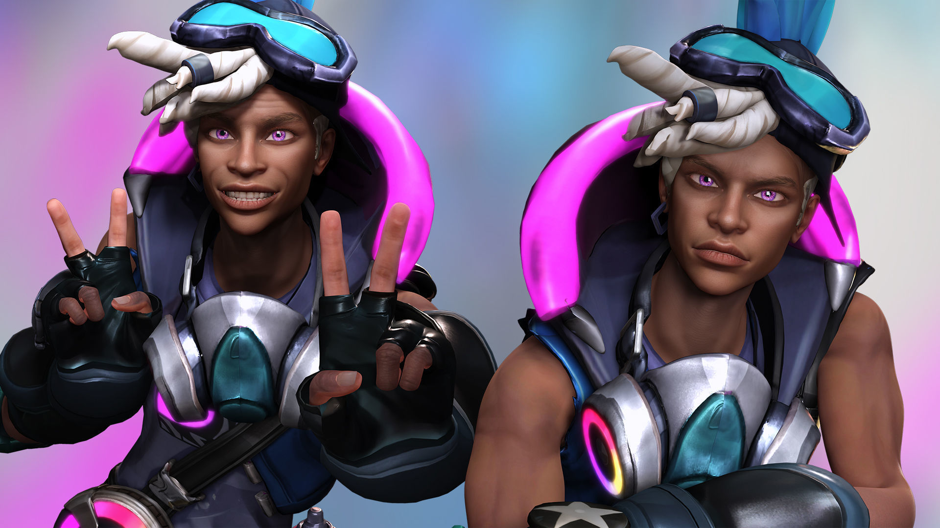 ChromaCrash Ekko - League of Legends Low-poly 3D model_4