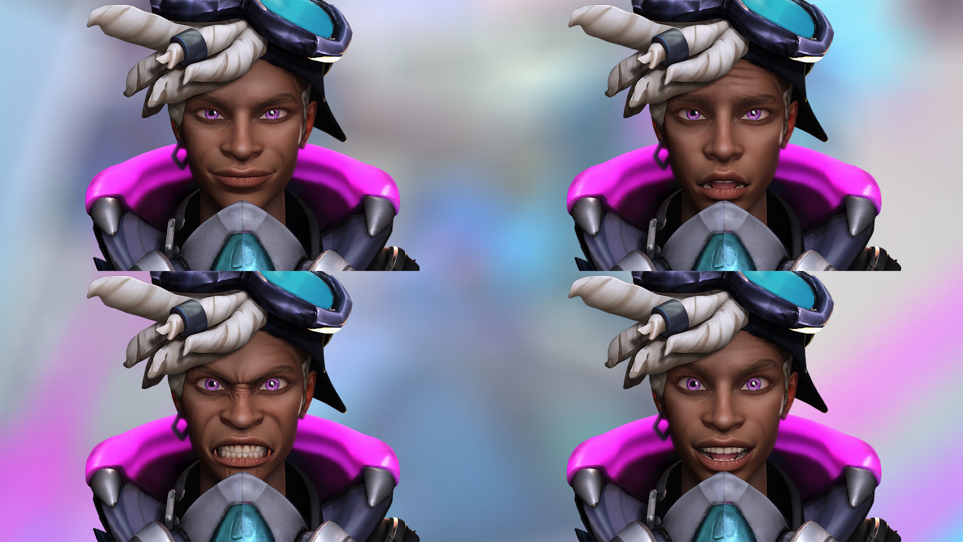 ChromaCrash Ekko - League of Legends Low-poly 3D model_7