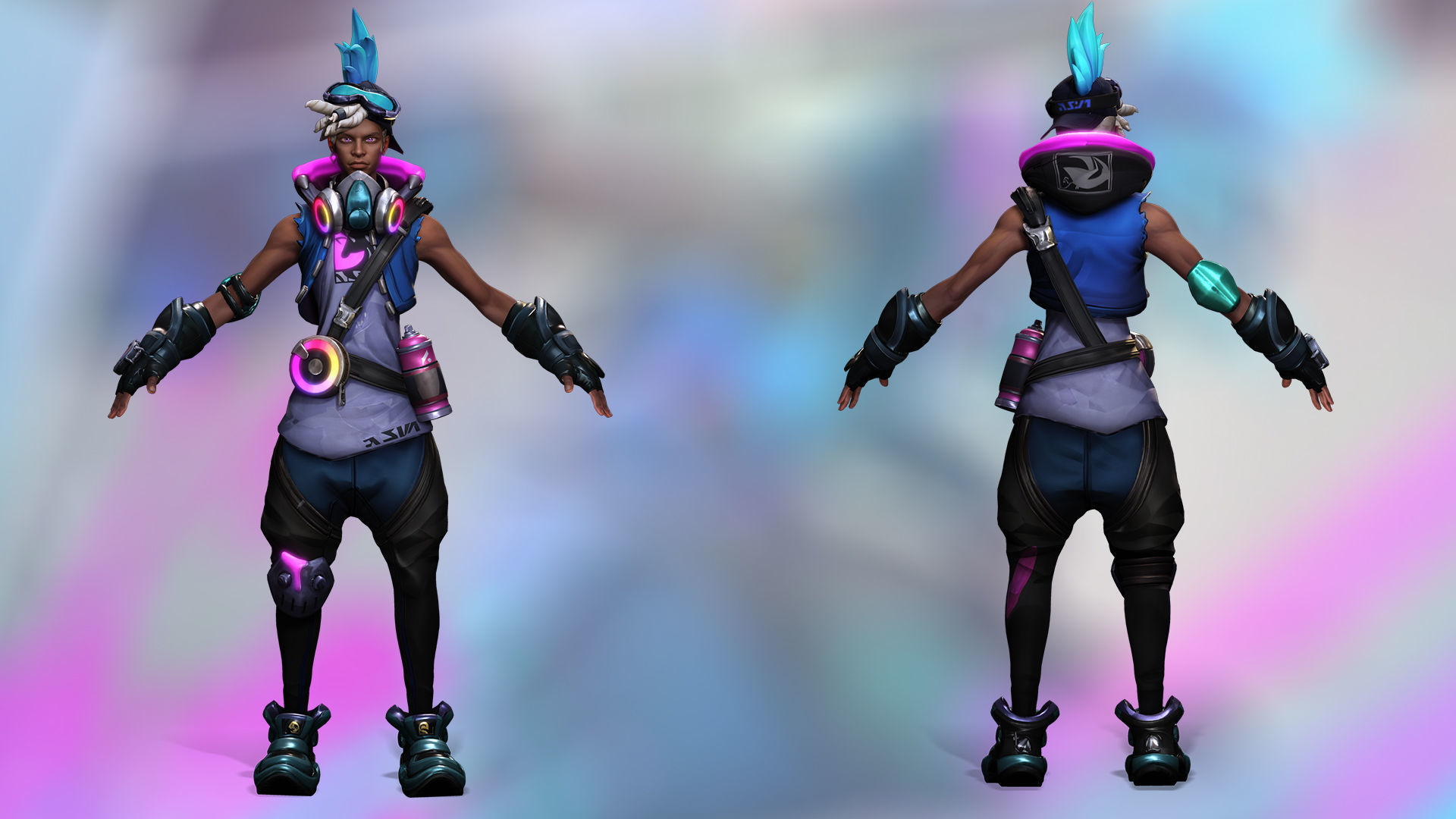 ChromaCrash Ekko - League of Legends Low-poly 3D model_1