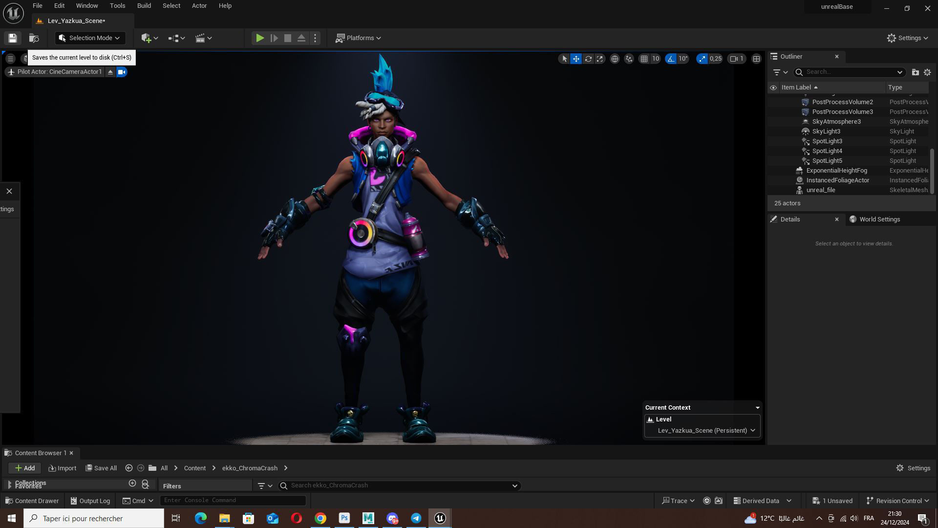 ChromaCrash Ekko - League of Legends Low-poly 3D model_18