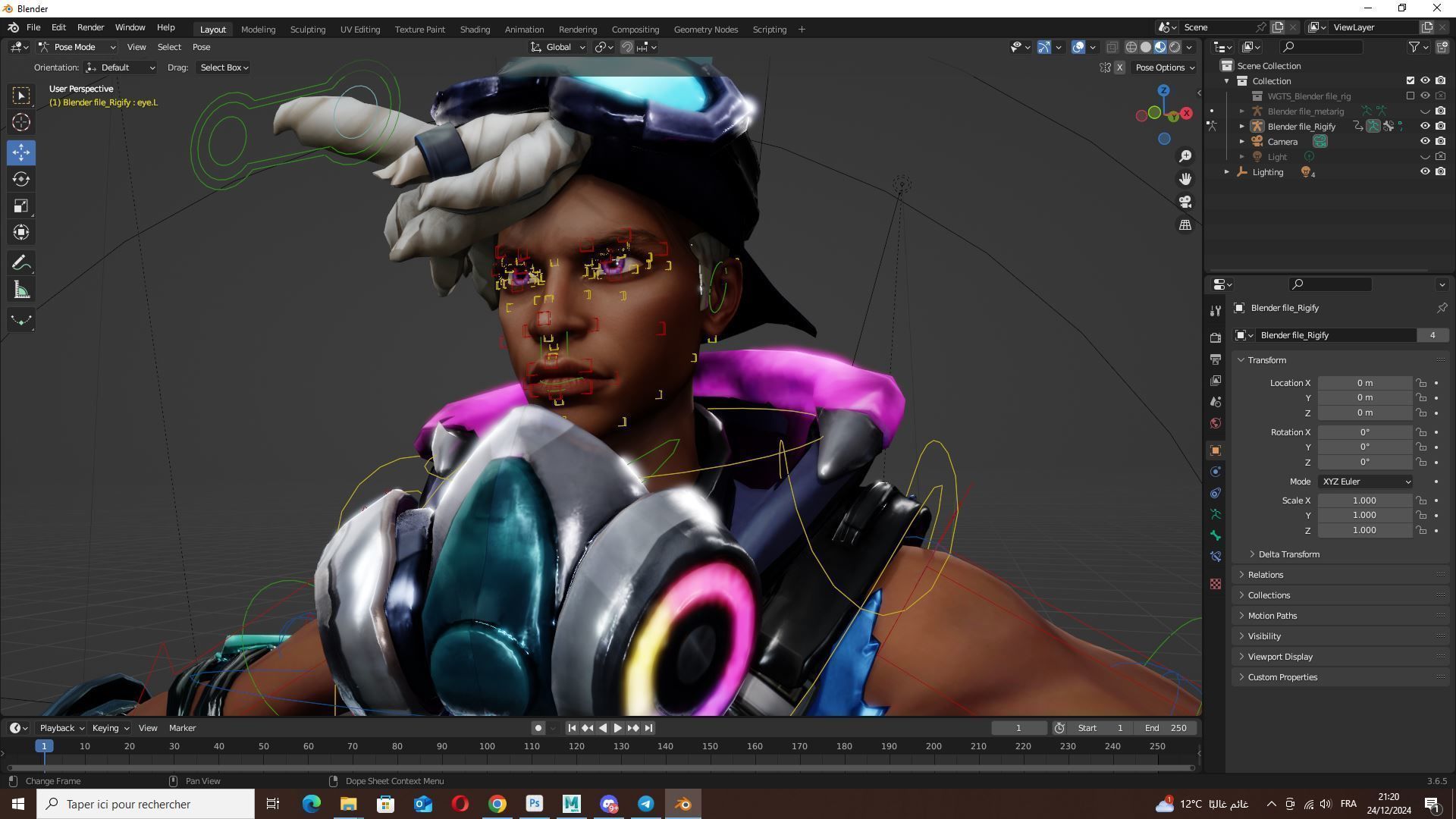 ChromaCrash Ekko - League of Legends Low-poly 3D model_15