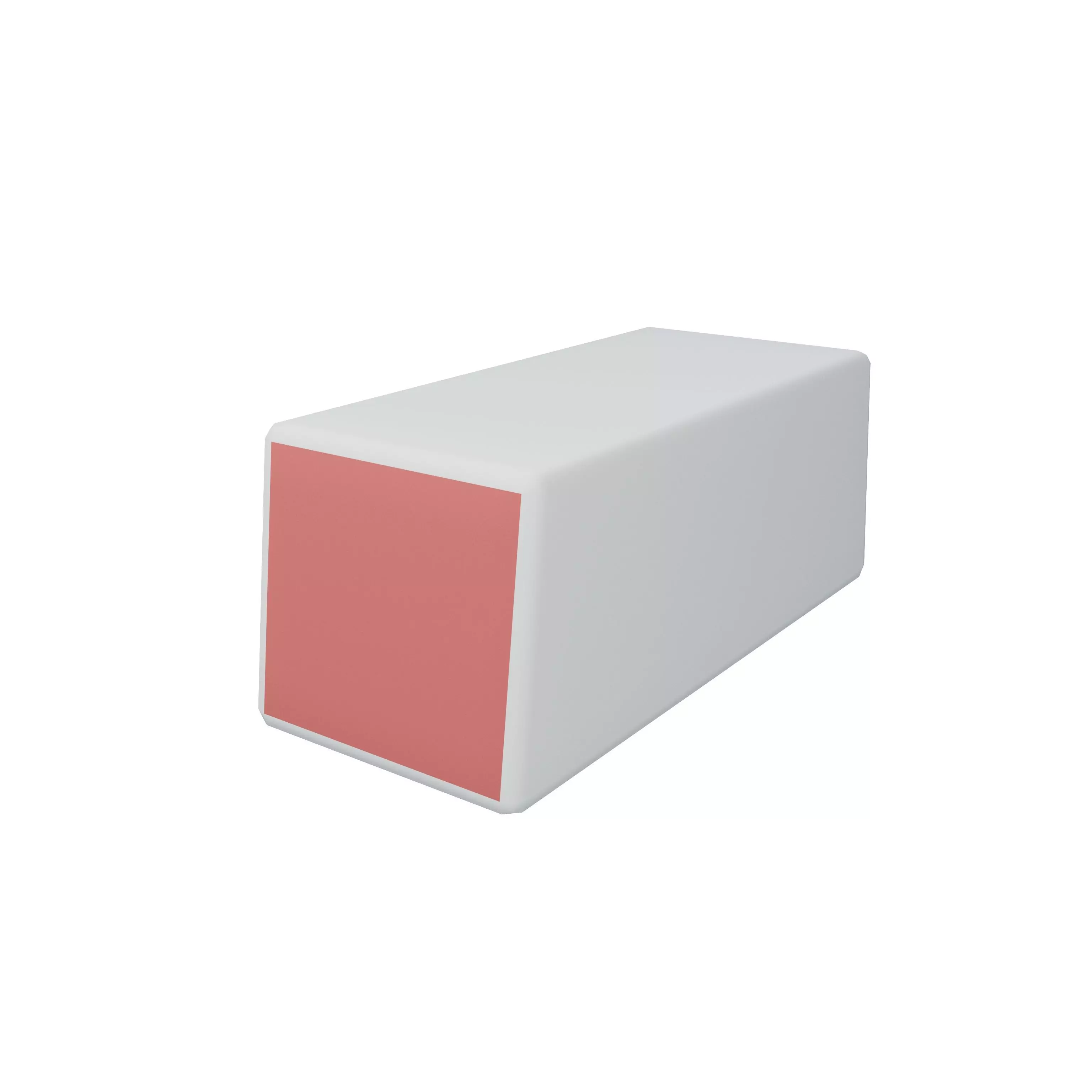 Rectangle Gummy Candy V1 001 Low-poly 3D model
