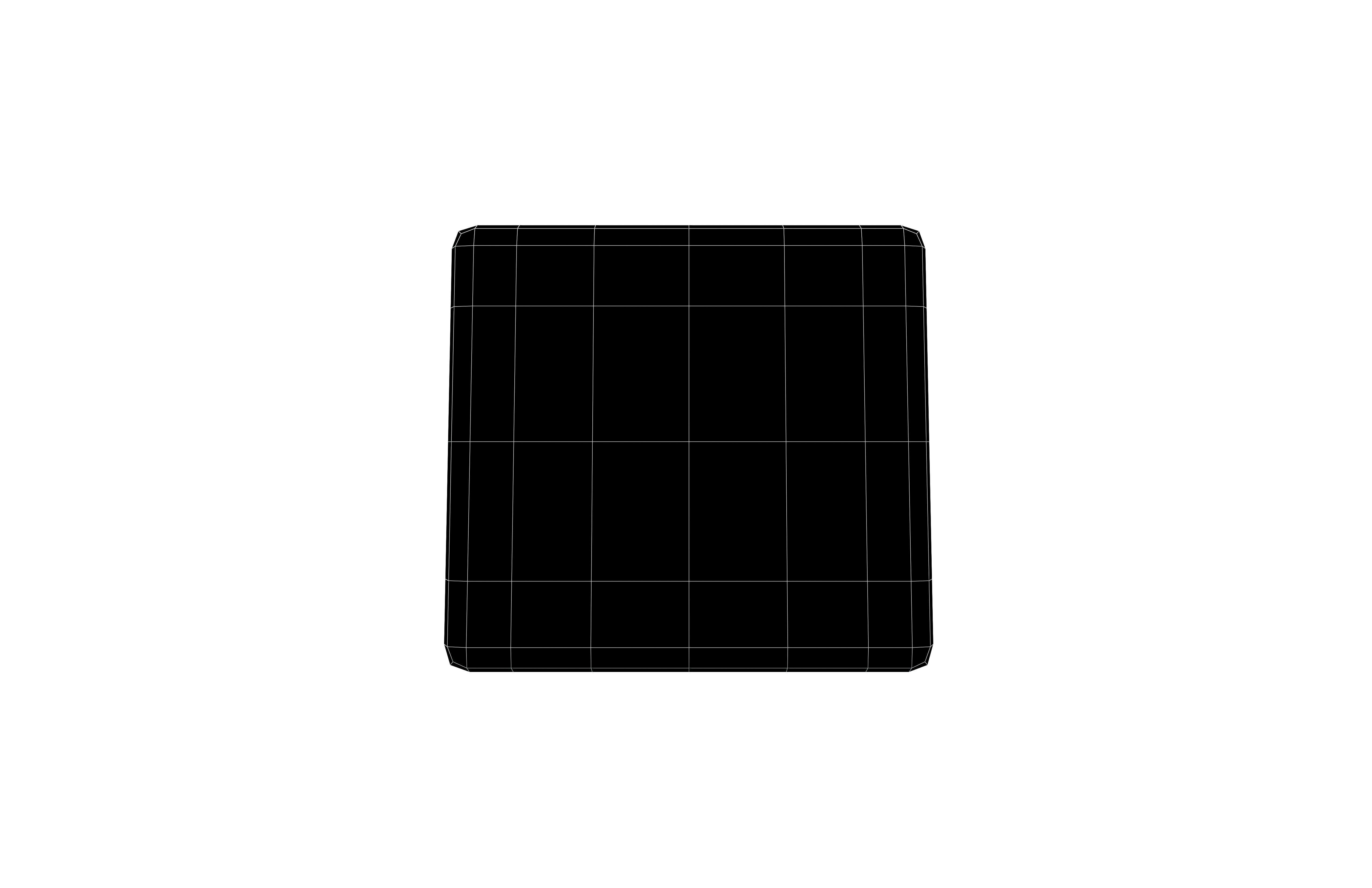 Rectangle Gummy Candy V1 003 Low-poly 3D model_6