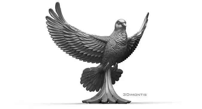 parrot 3D print model