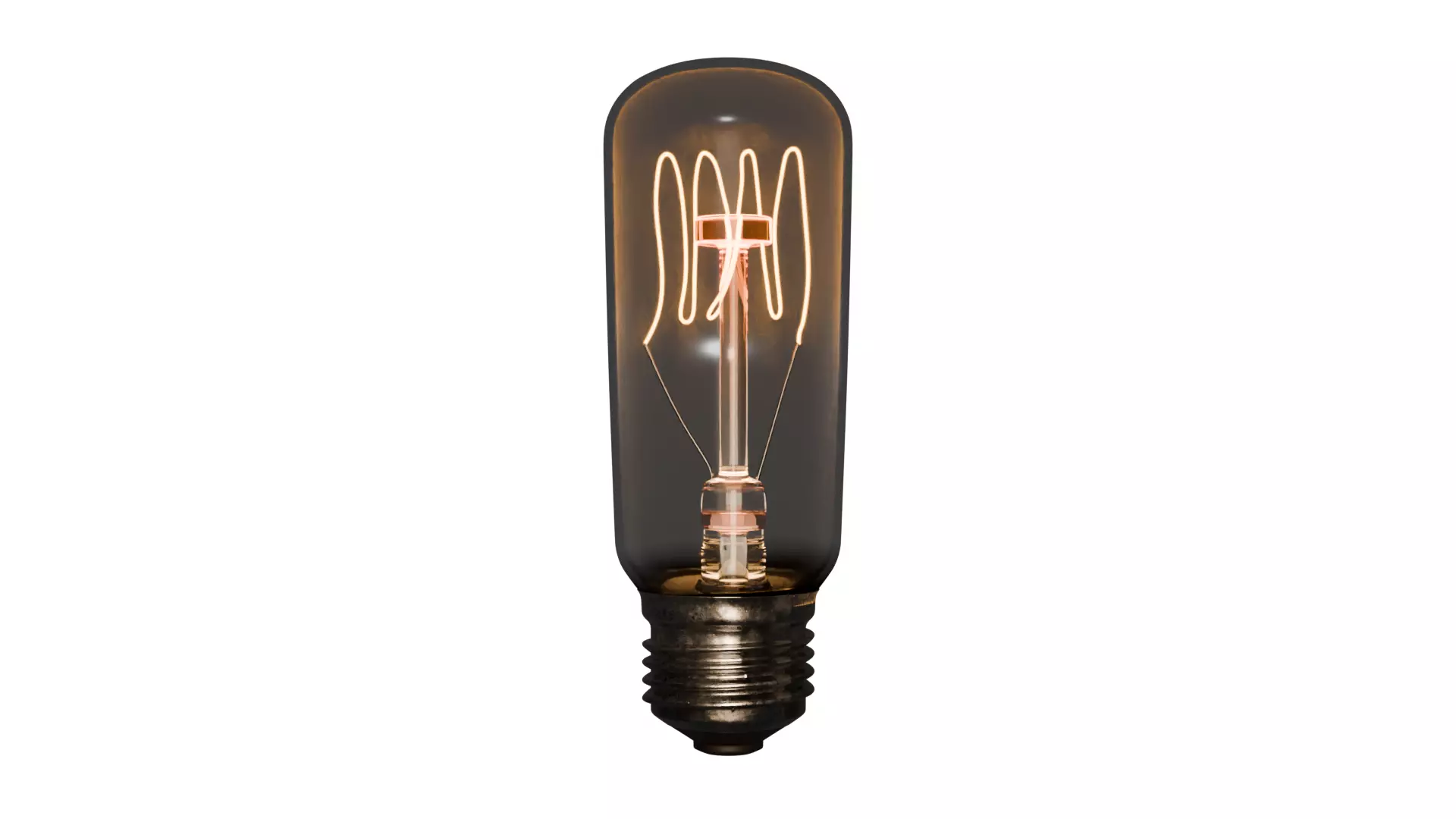 Bulb lamp Low-poly 3D model_0