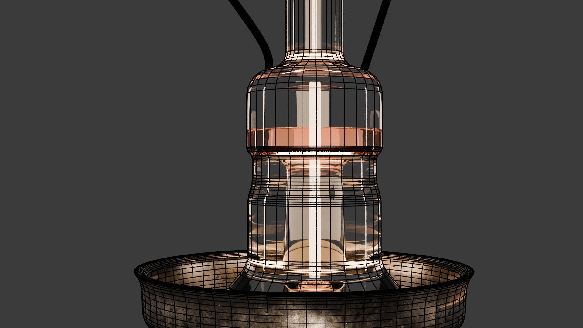 Bulb lamp Low-poly 3D model_8