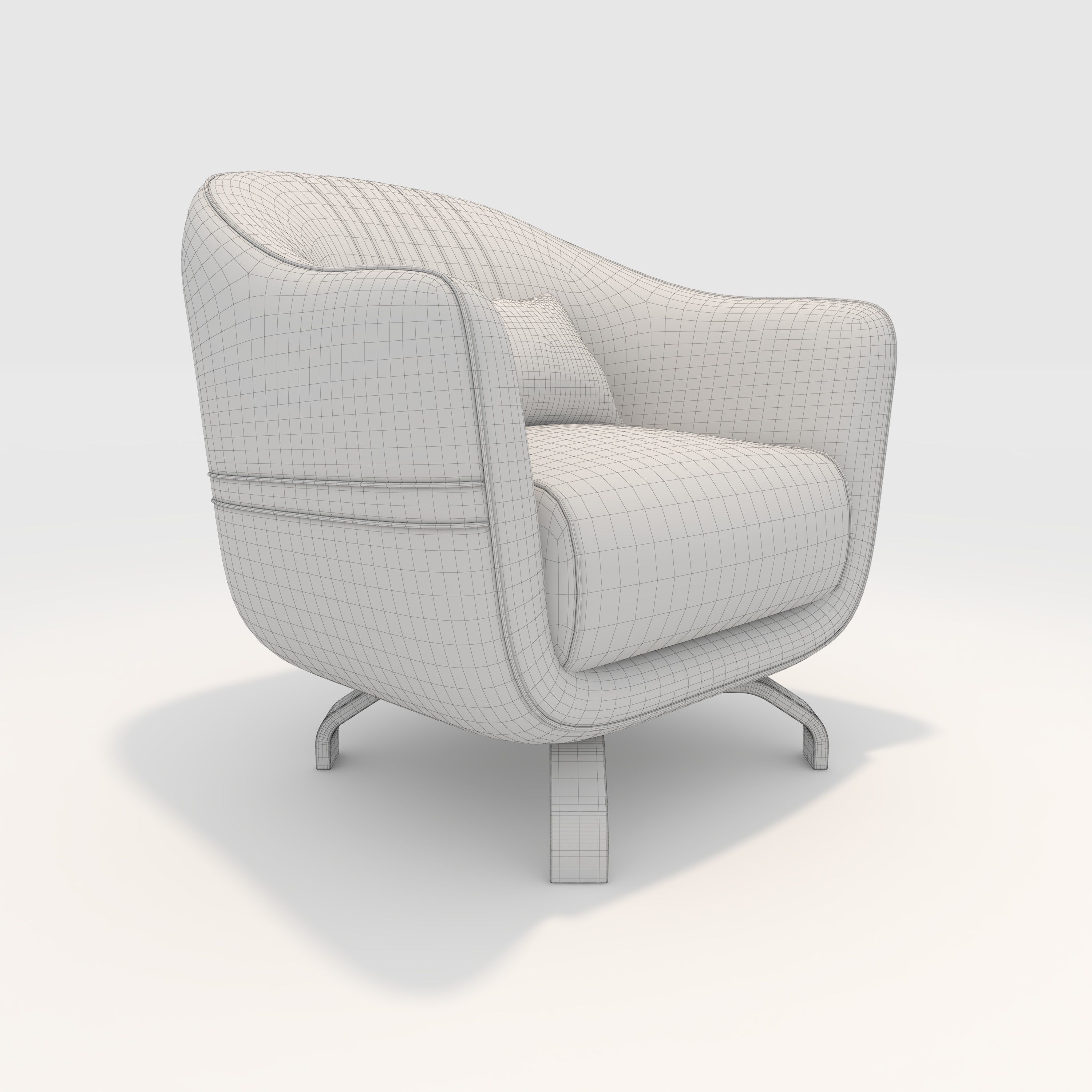 Armchair 27 3D model_9