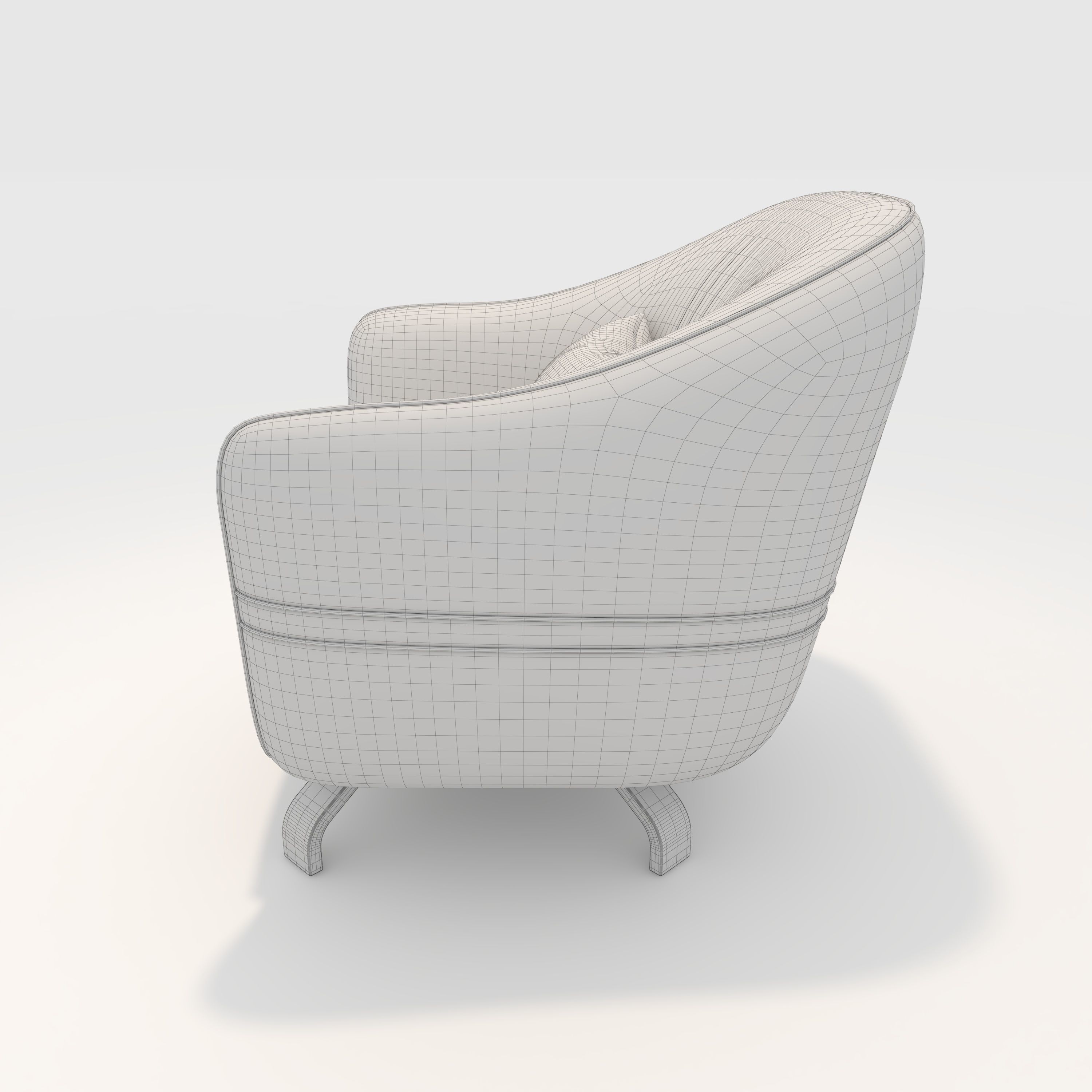 Armchair 27 3D model_5