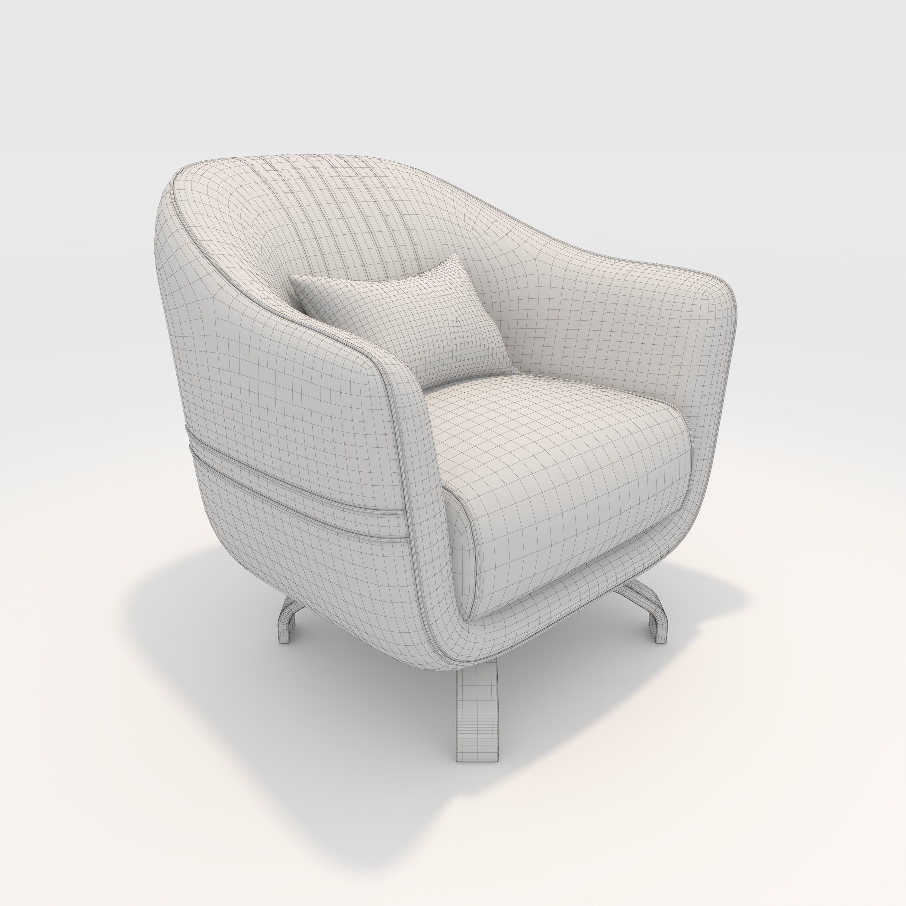 Armchair 27 3D model_1