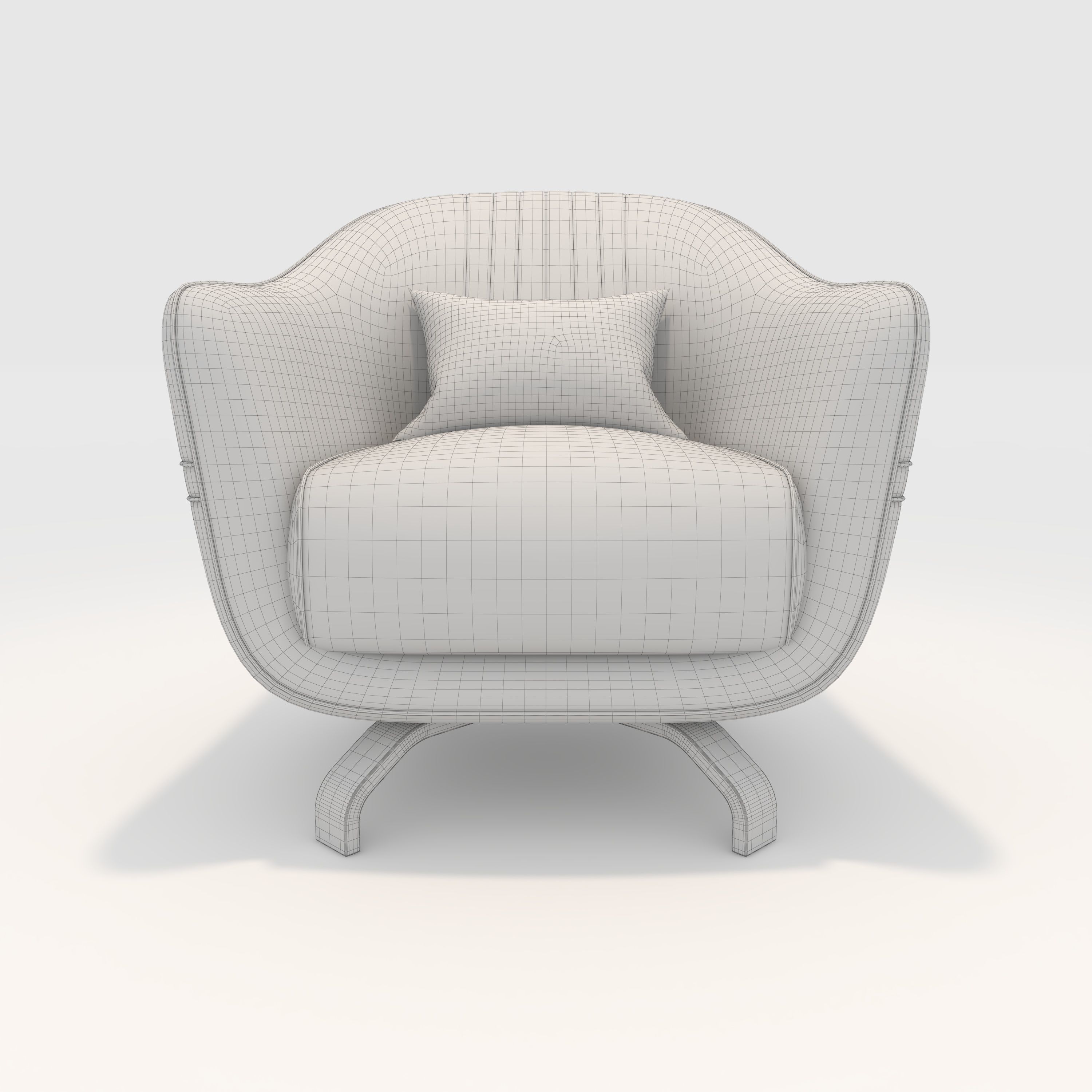 Armchair 27 3D model_11