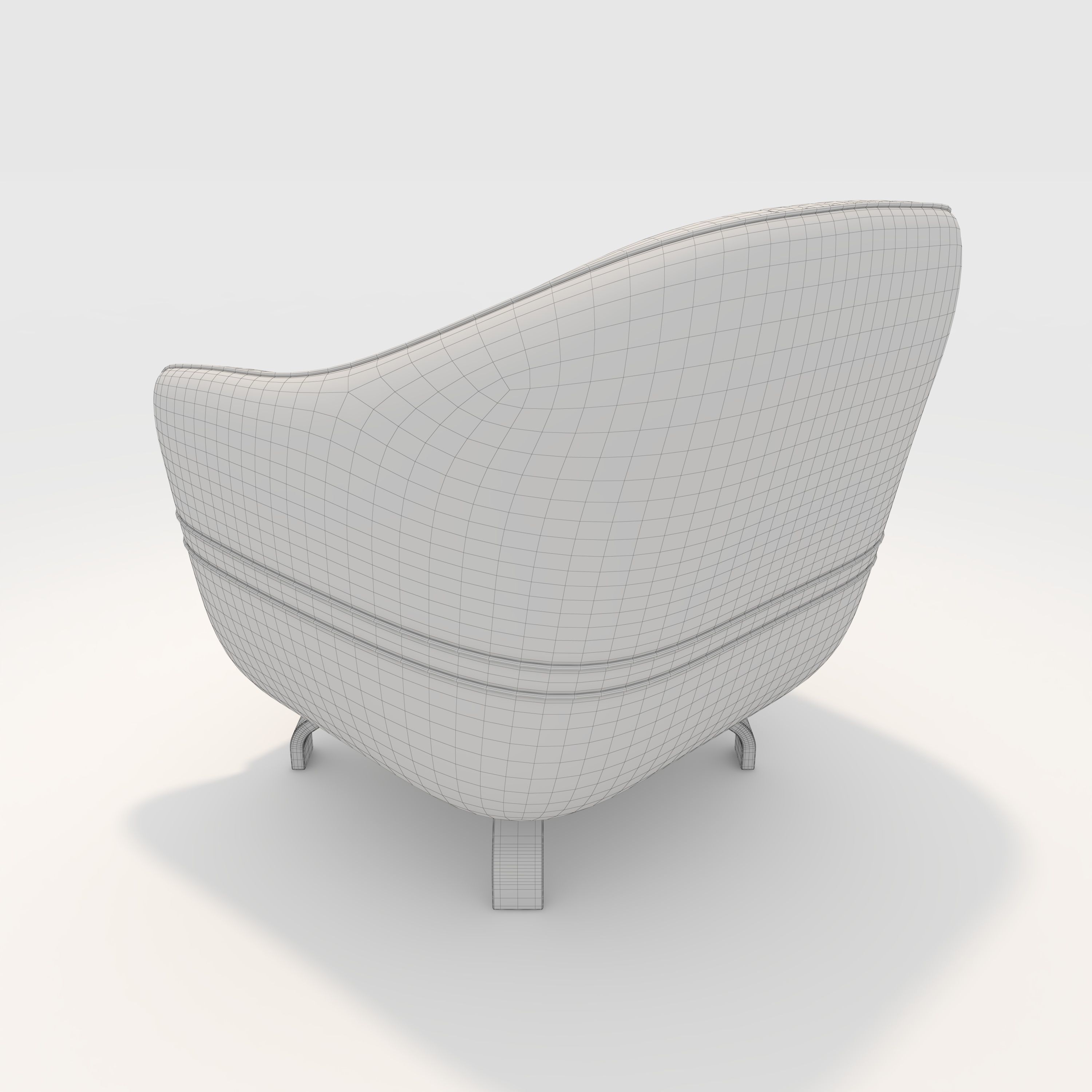 Armchair 27 3D model_7