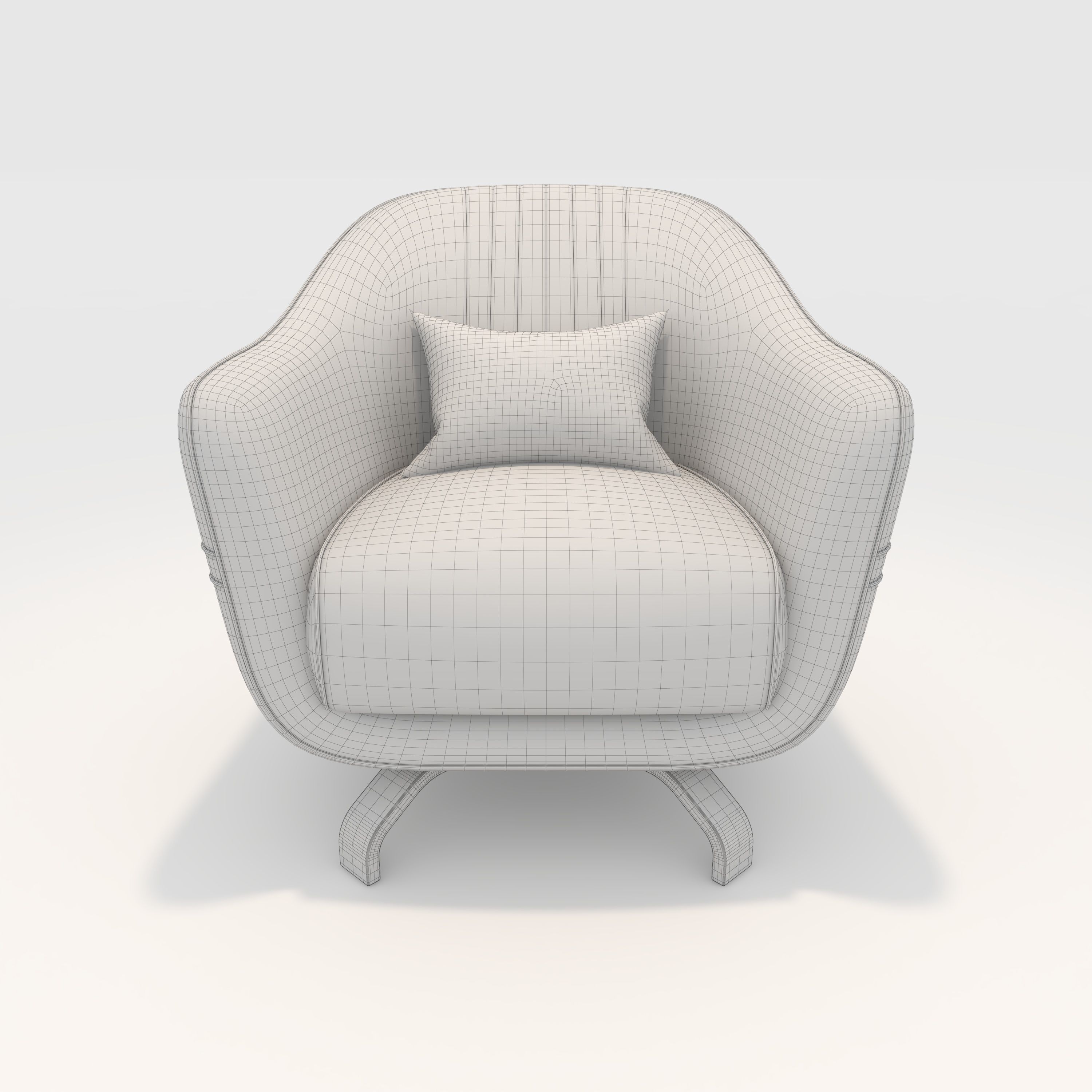 Armchair 27 3D model_3