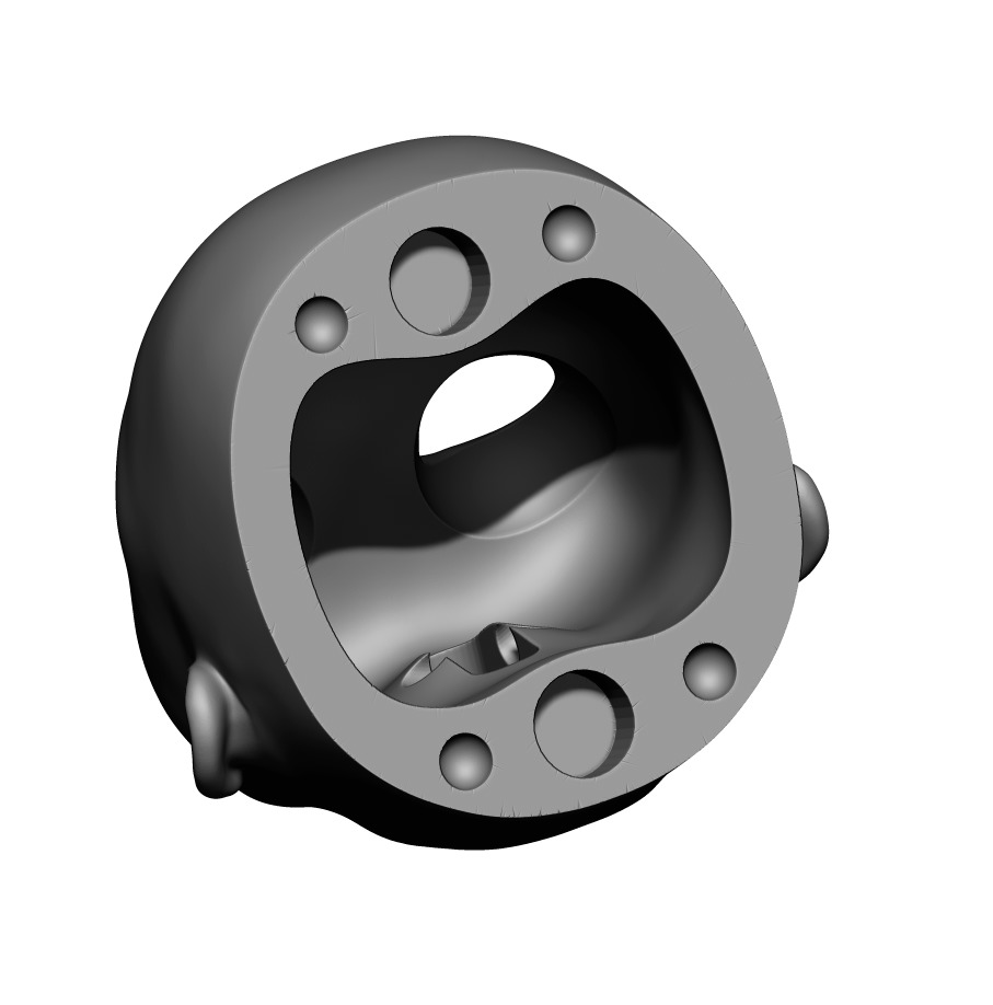 Arya - head by TinyHeadsStudio TinyHeadsStudio BJD Head Doll 3D print model_3