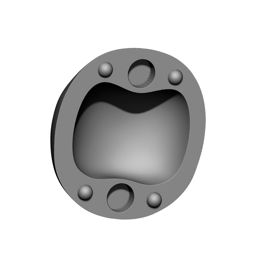 Arya - head by TinyHeadsStudio TinyHeadsStudio BJD Head Doll 3D print model_4