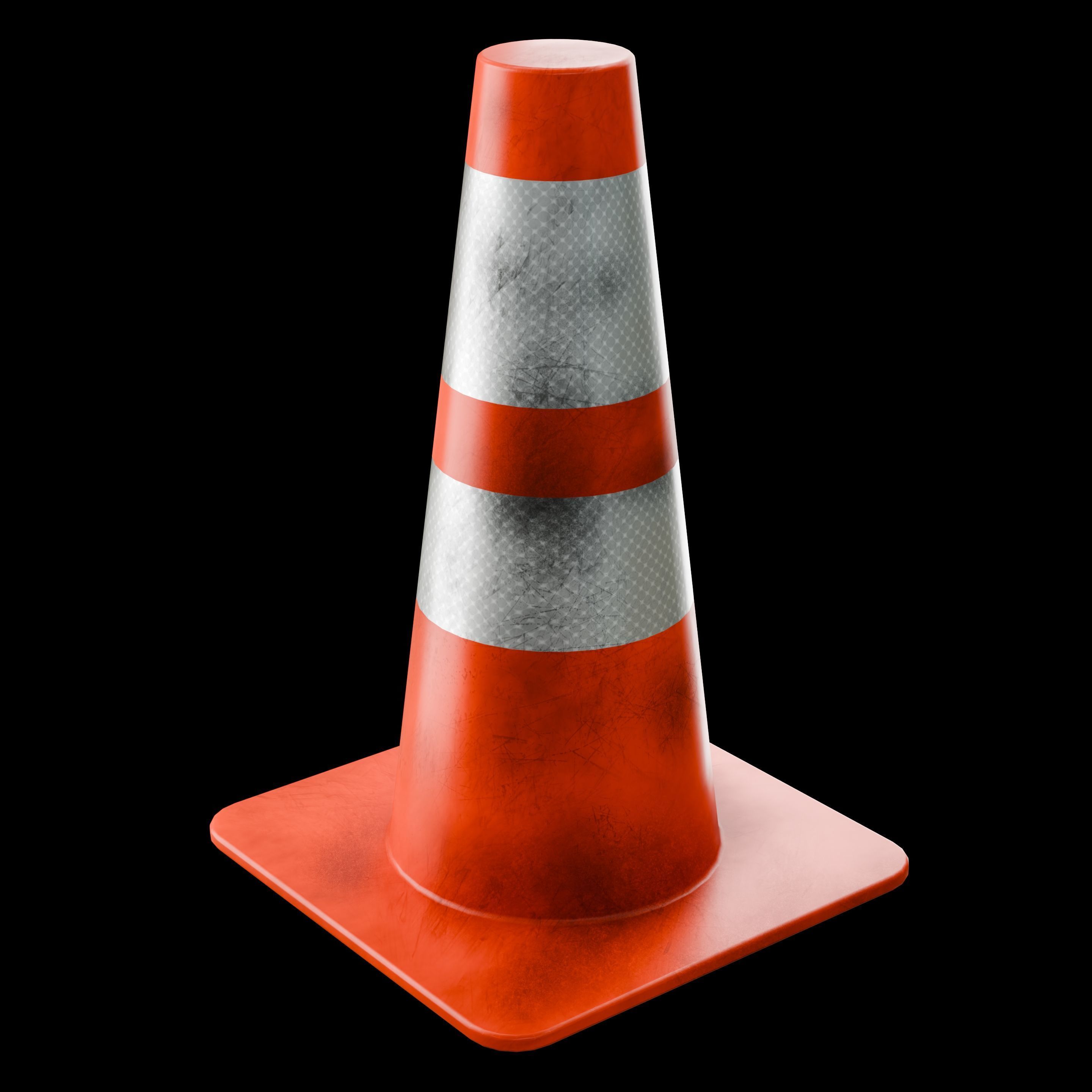 Traffic Cone - Free Project Files Free 3D model_5