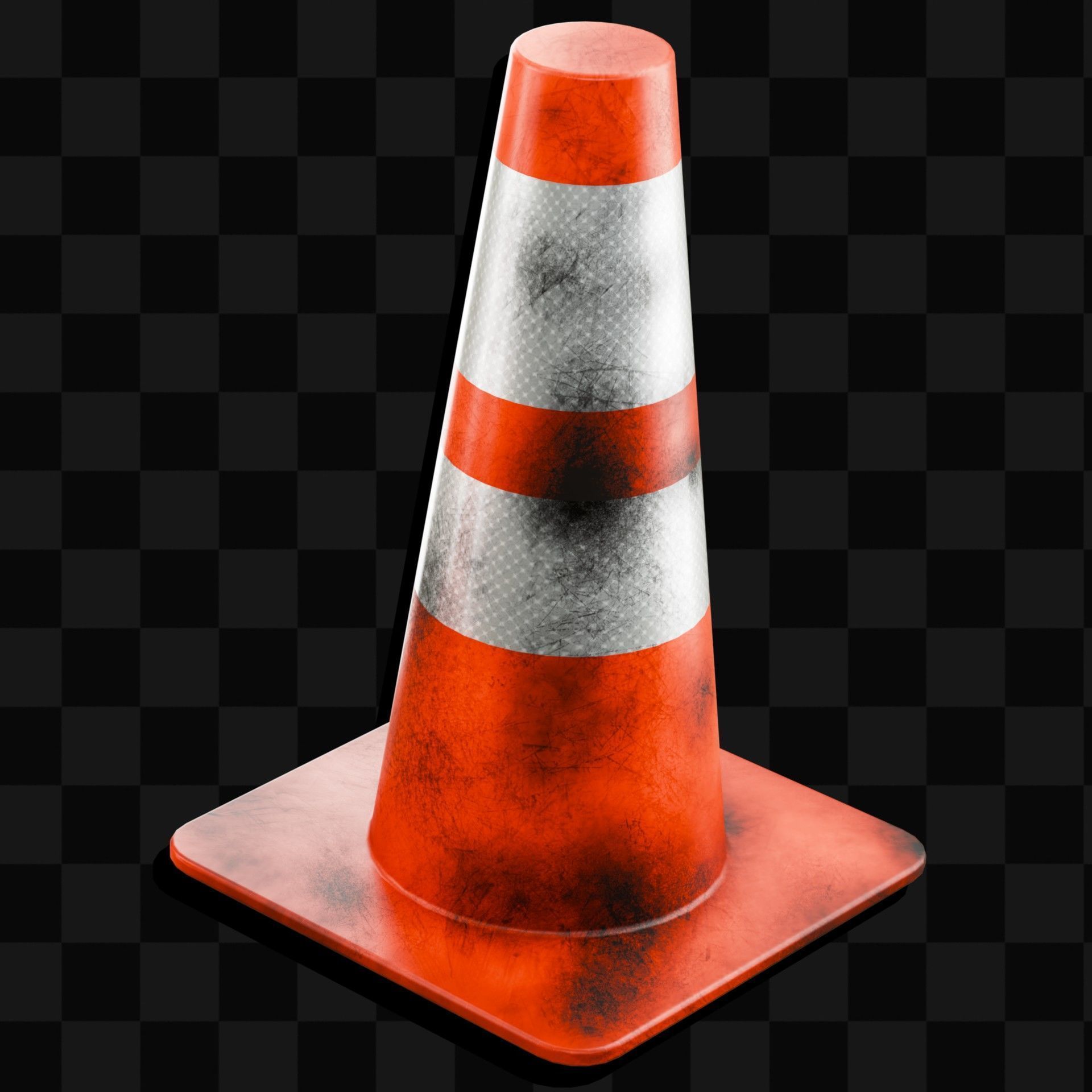 Traffic Cone - Free Project Files Free 3D model_8