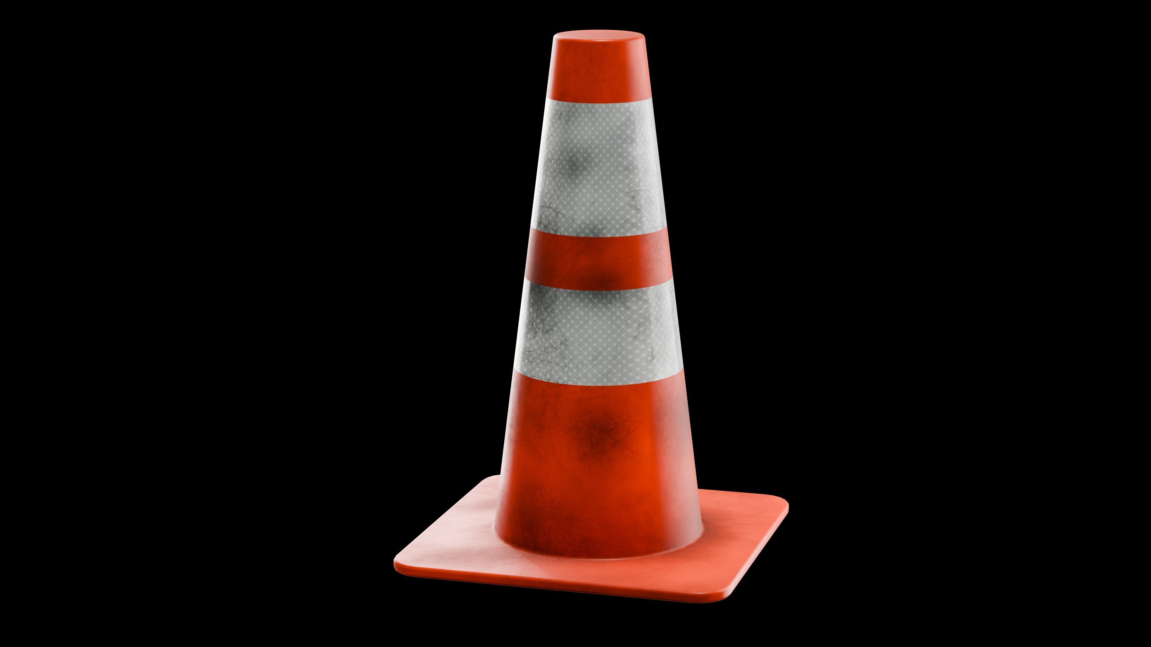 Traffic Cone - Free Project Files Free 3D model_9