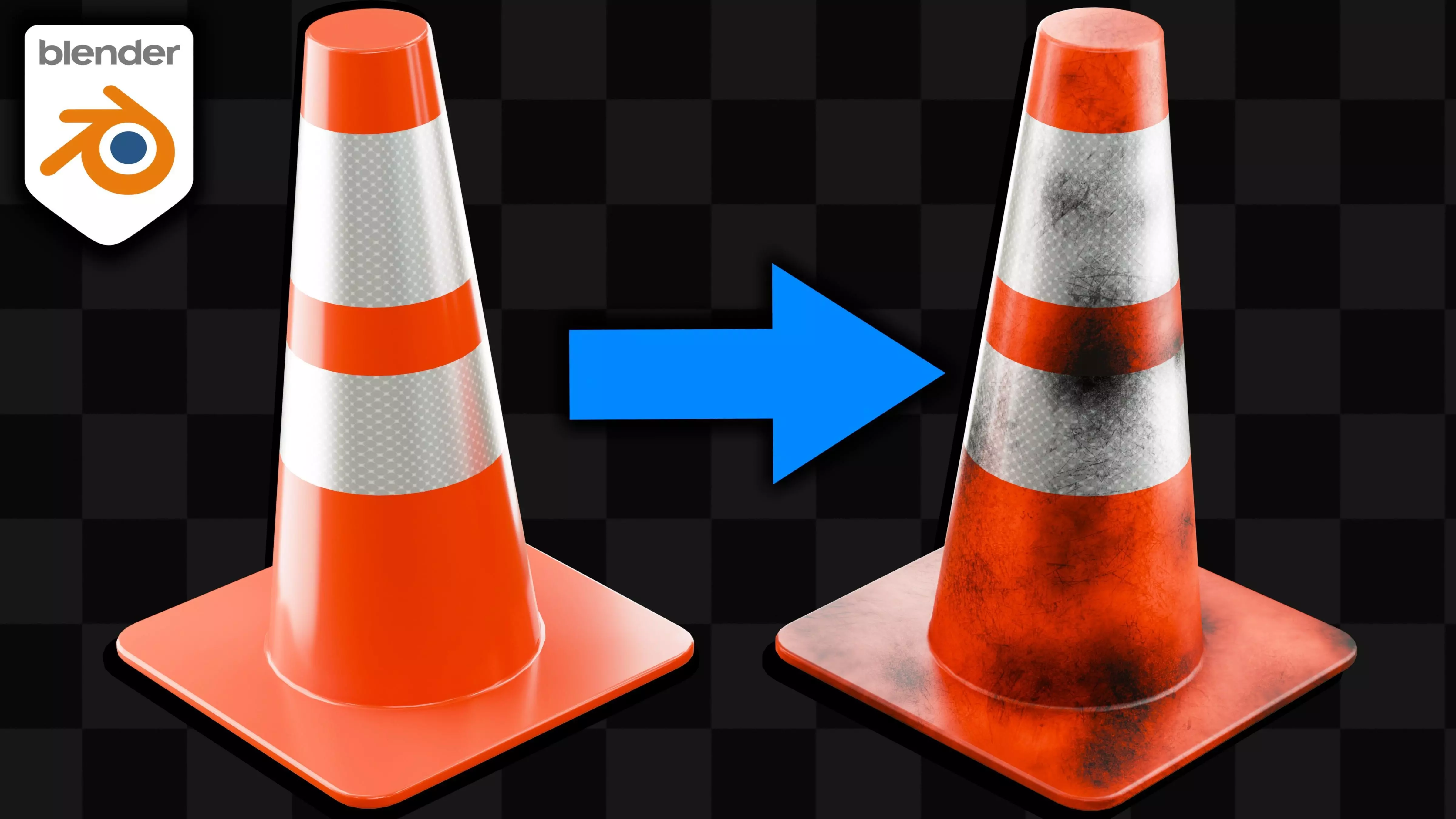 Traffic Cone - Free Project Files Free 3D model_0