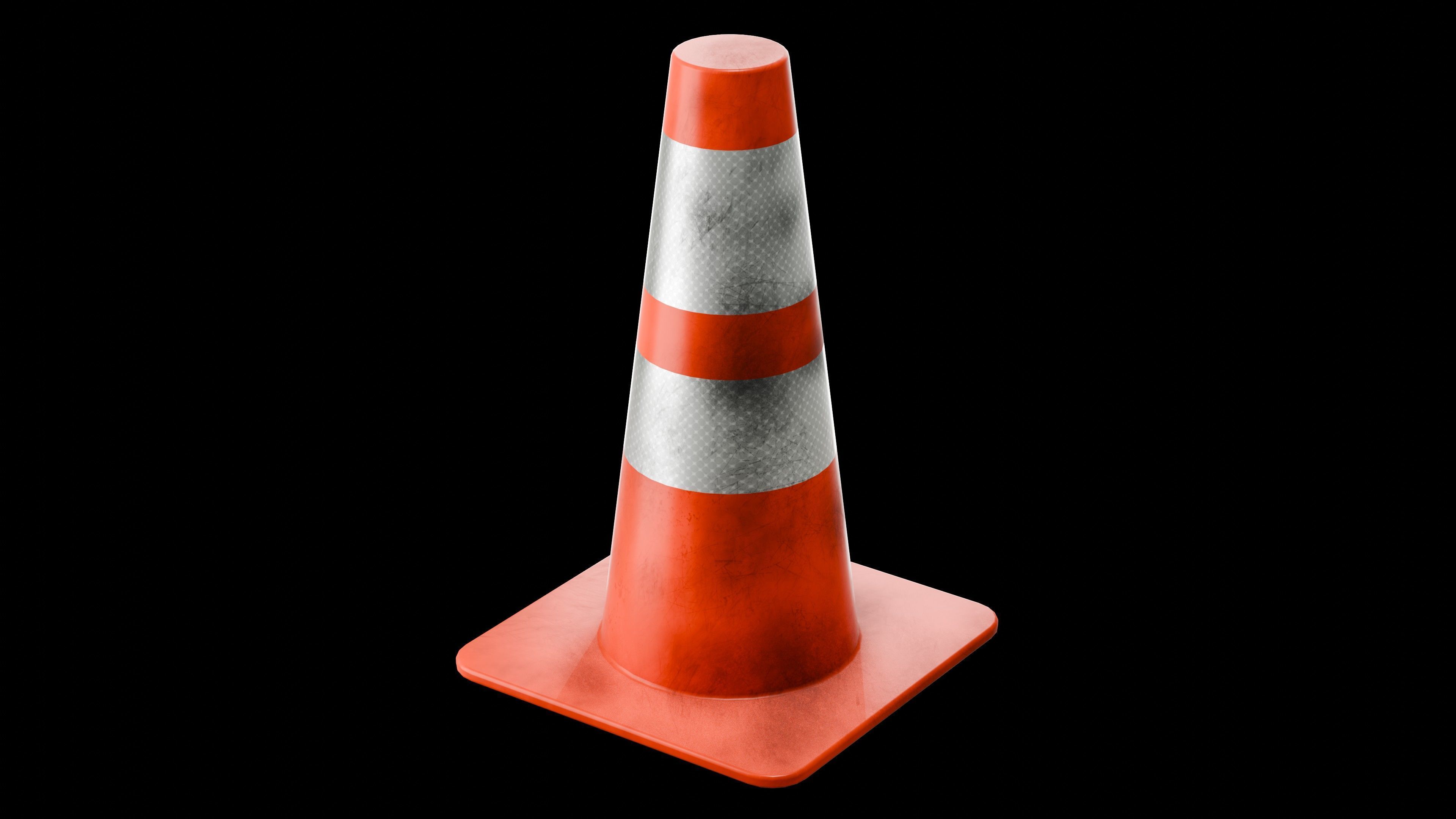 Traffic Cone - Free Project Files Free 3D model_10