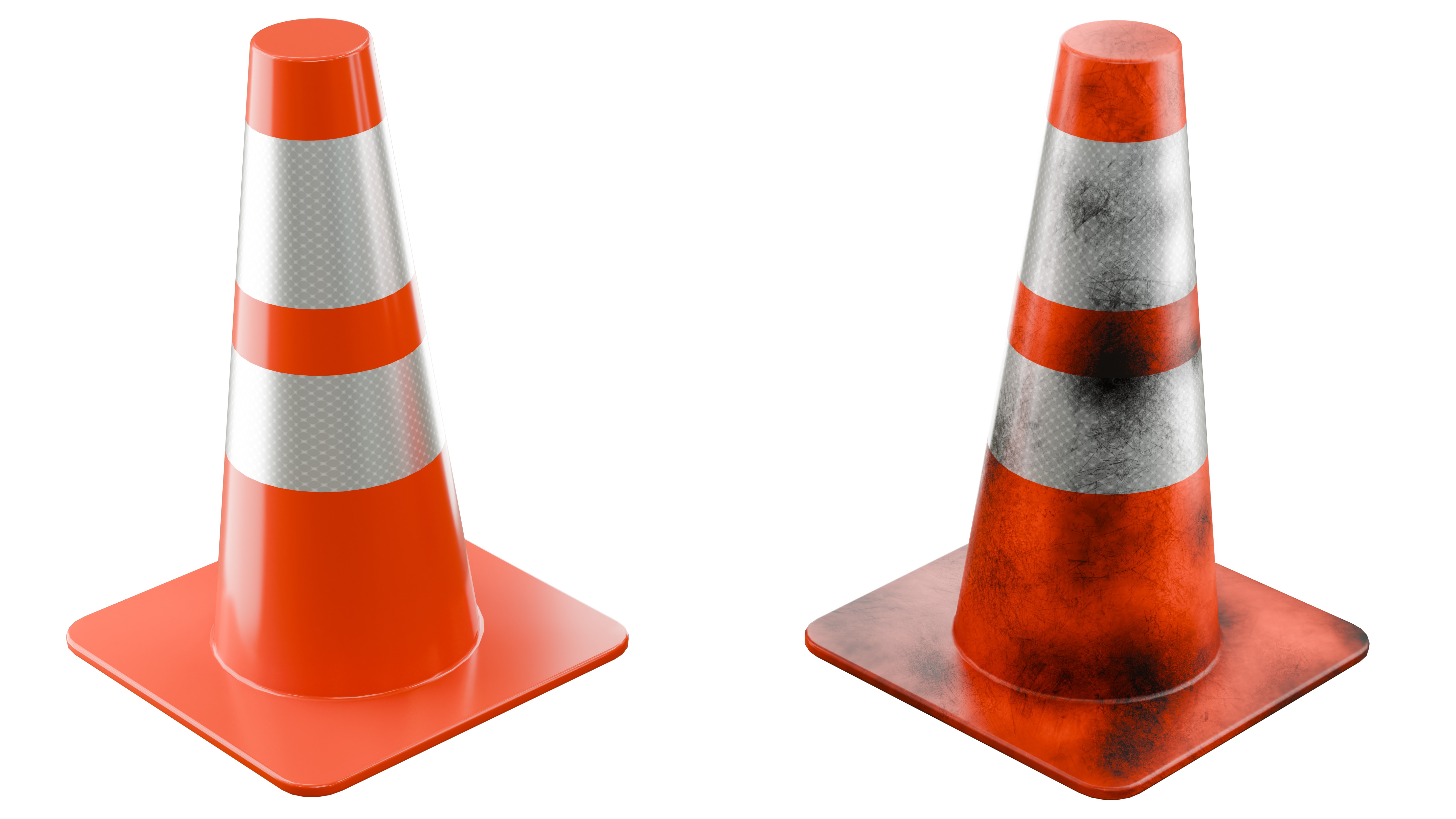 Traffic Cone - Free Project Files Free 3D model_4