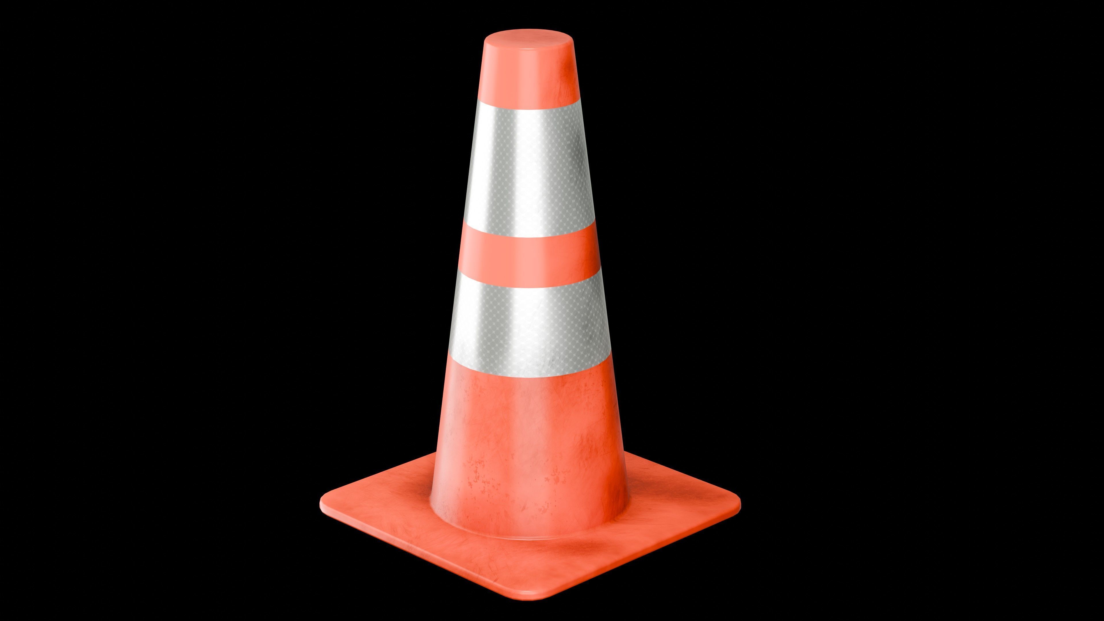 Traffic Cone - Free Project Files Free 3D model_11