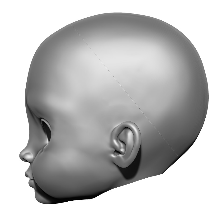 Gabriel - Head 3DHead HeadArt Headspace CreativeHead  3D print model_4