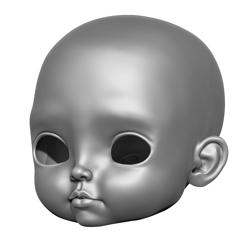 Gabriel - Head 3DHead HeadArt Headspace CreativeHead  3D print model_2