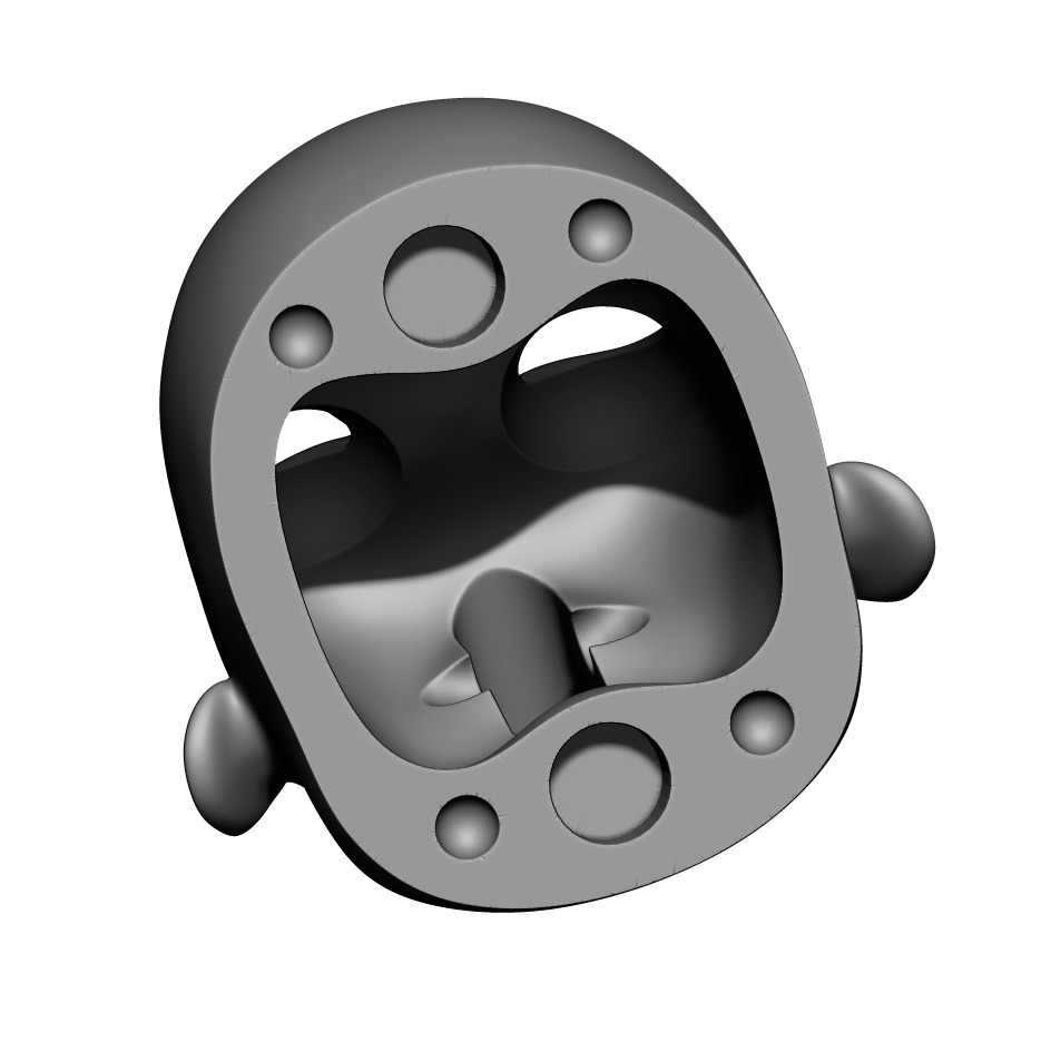 Gwinnett - Head 3DHead HeadArt Headspace CreativeHead 3D print model_6