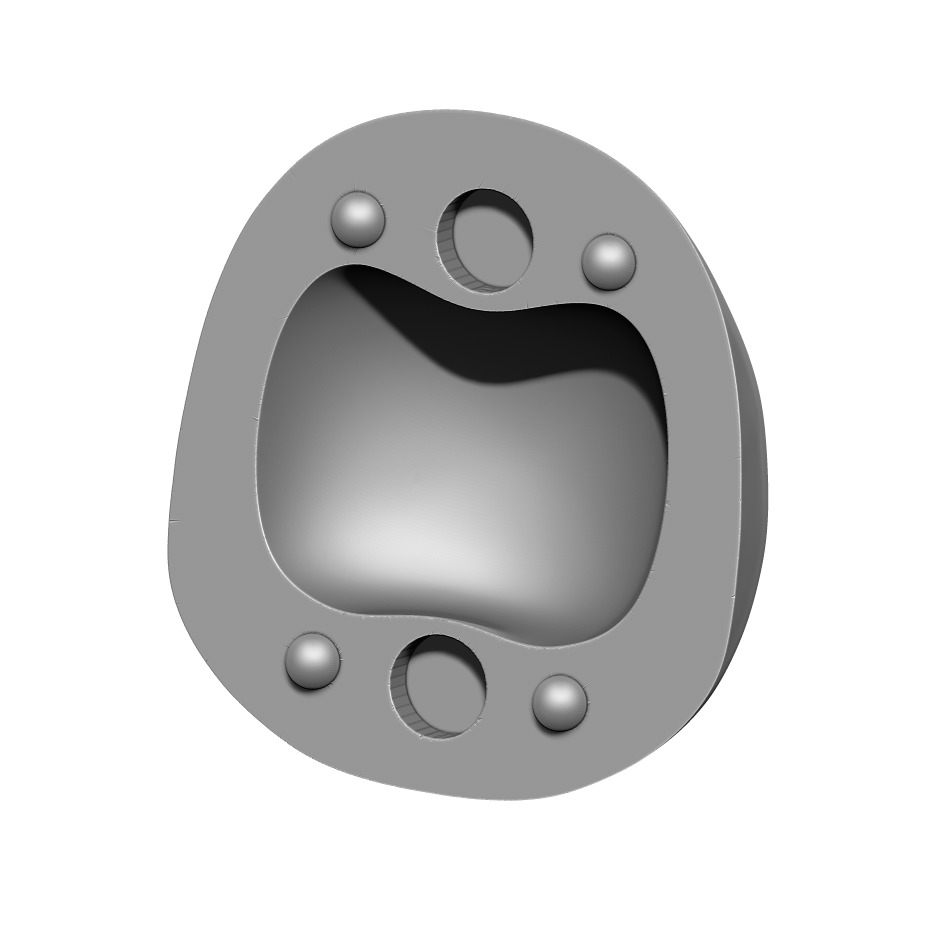 Harper - cheekbones forehead hair neck teeth smile cheeks 3D print model_6