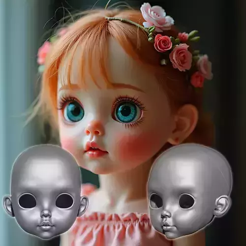 Jane - Head 3DHead HeadArt Headspace CreativeHead ArtisticHead