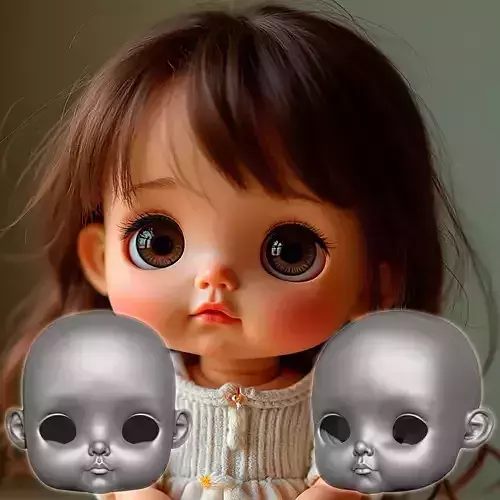 Jennifer - Head 3DHead HeadArt Headspace CreativeHead 3D print model Jennifer - Head 3DHead HeadArt Headspace CreativeHead 3D print model