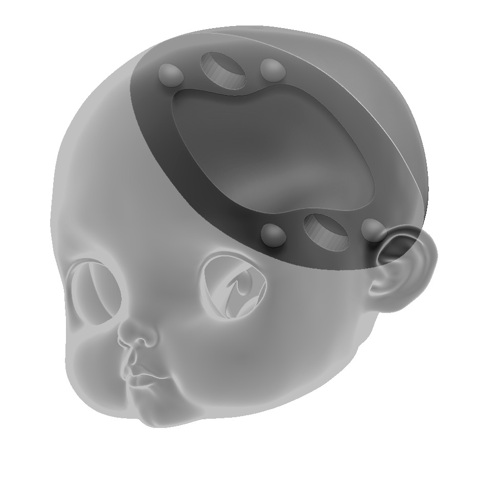 Jennifer - Head 3DHead HeadArt Headspace CreativeHead 3D print model_6