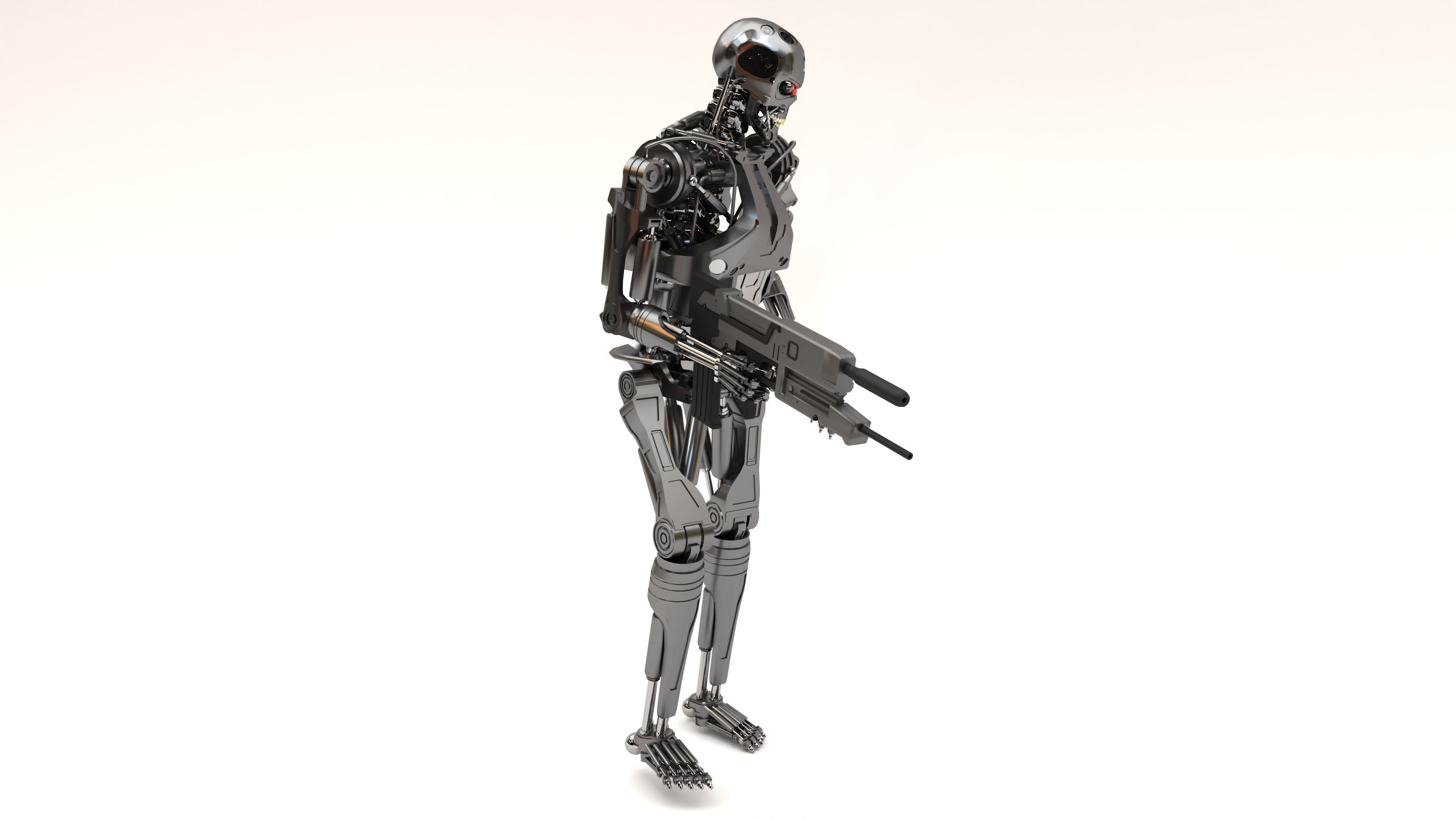 Terminator T-800 3D model_2