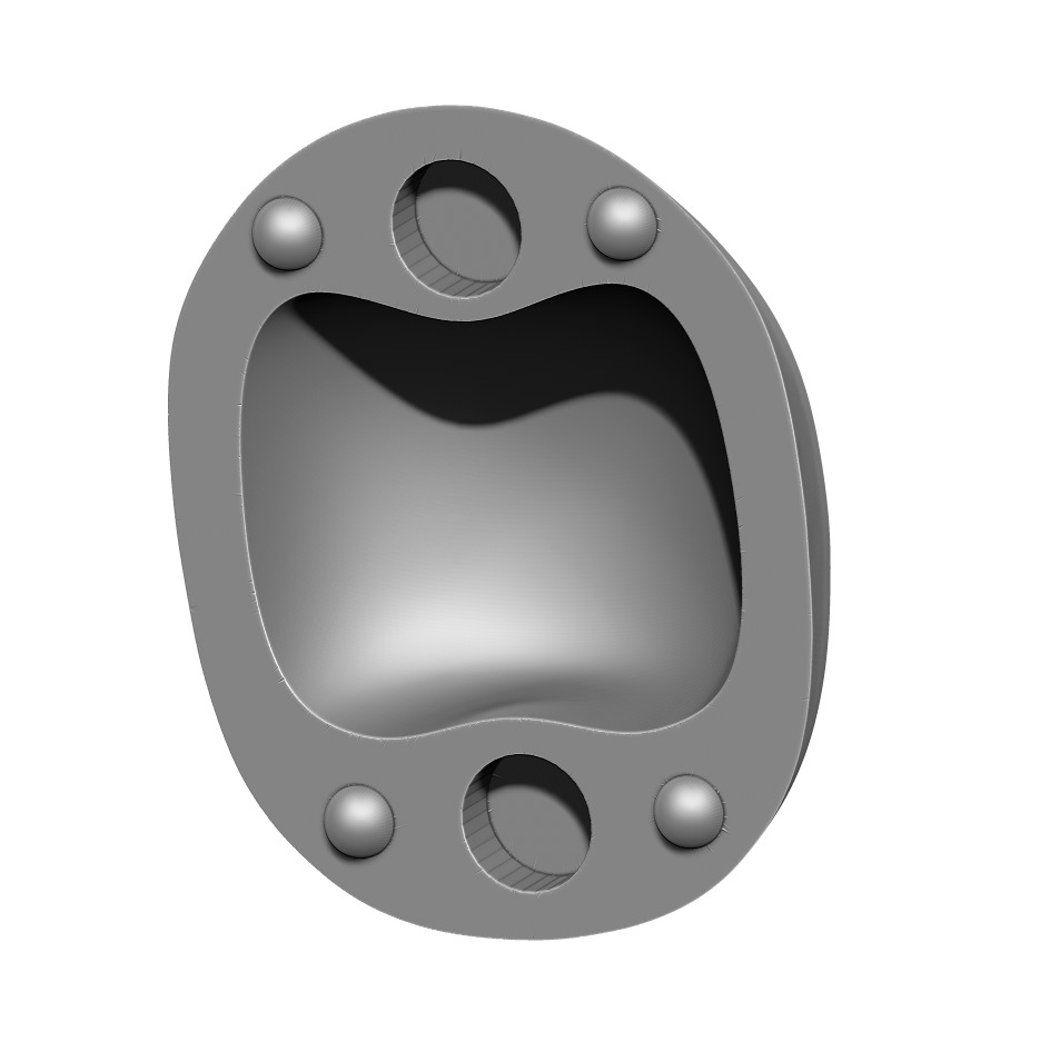 cheekbones forehead hair neck teeth smile cheeks tongue 3D print model_5