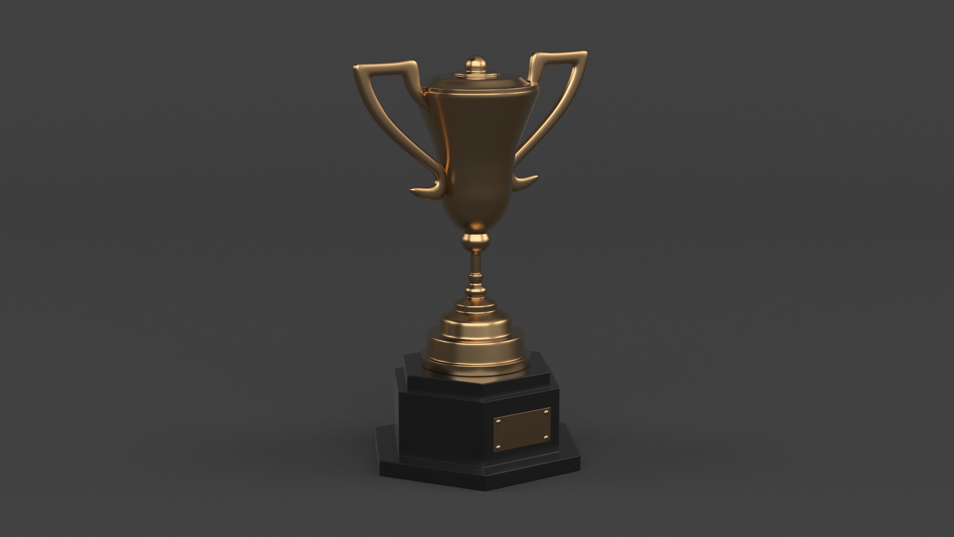 Trophy Cups 3D model_4