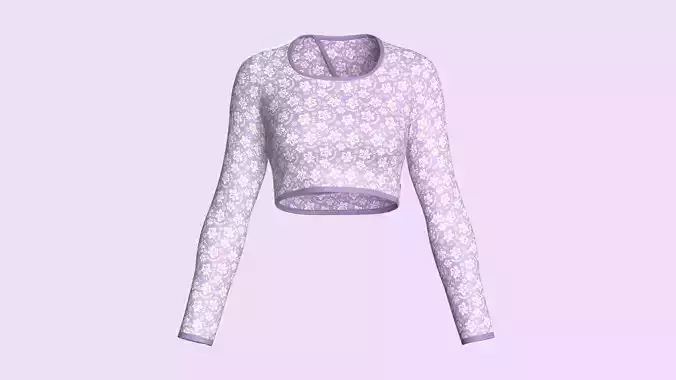 Ladies Active Tops 3D model