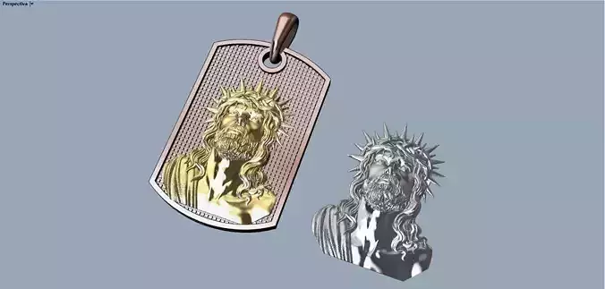 Crucified Christ Pendant-Cristo crucificado