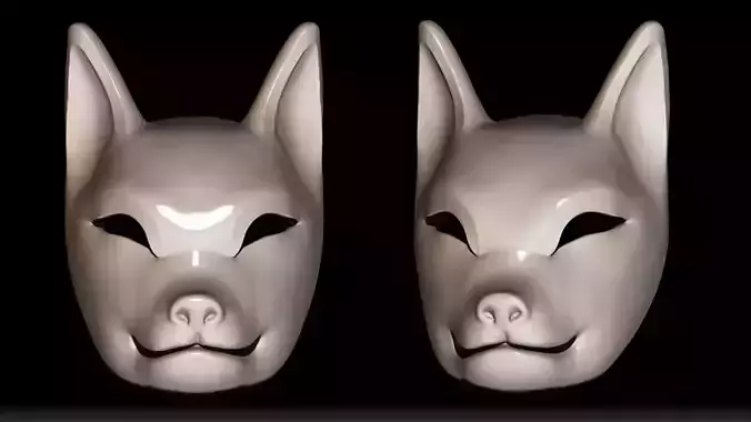 Rabbit Mask  3D print model